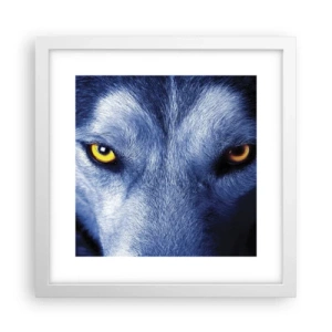 Plakát v bílém rámu - Fascinující pohled - 30x30 cm