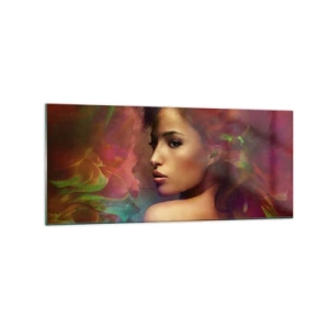 Obraz na skle - Krásnější než duha, jemnější než mlha - 120x50 cm