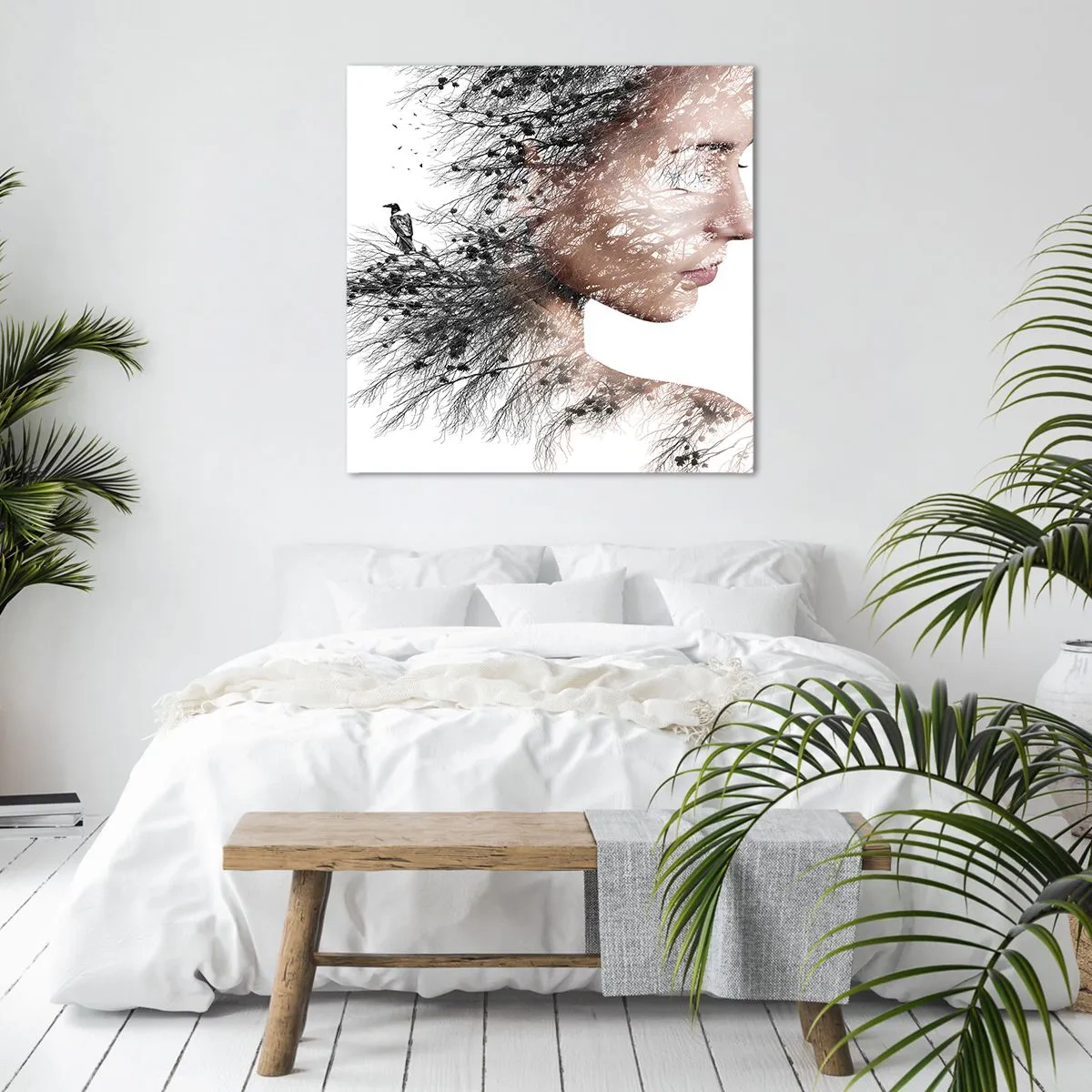 Obraz na plátně - Duch lesa - 70x70 cm