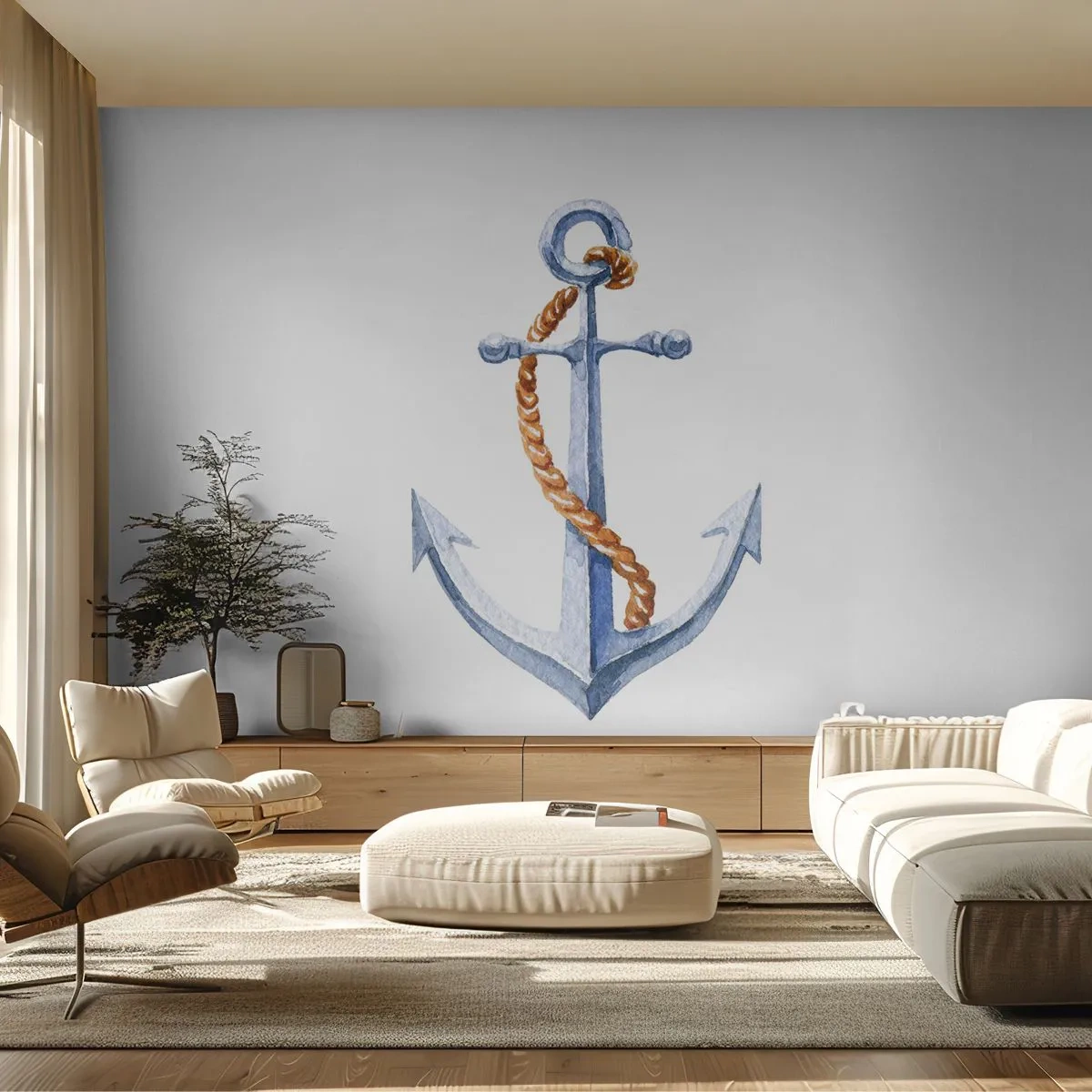 Fototapeta Standard Eco - Ahoj, dobrodružství! - Kotva, Hobby, plachtění - 400x280 cm