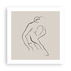 Plakát - Intimní skica - 50x50 cm