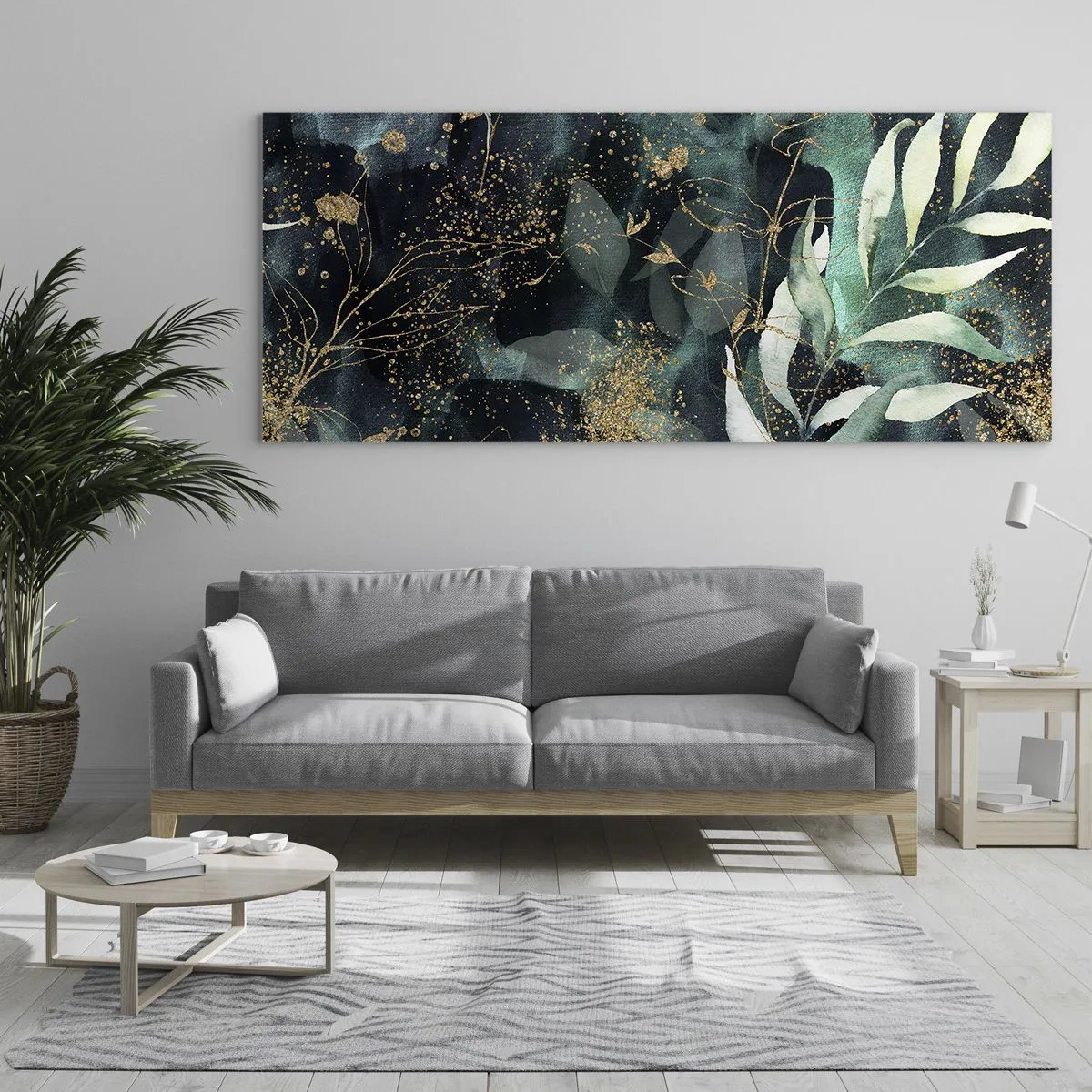 Obraz na skle - Kouzelná zahrada - 100x40 cm