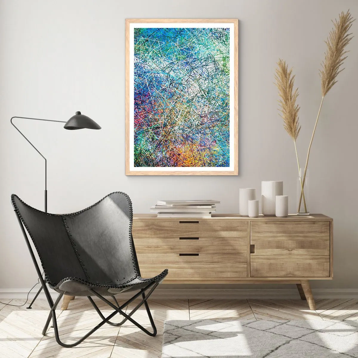 Plakát v rámu světlý dub - To není tak jednoduché - 70x100 cm