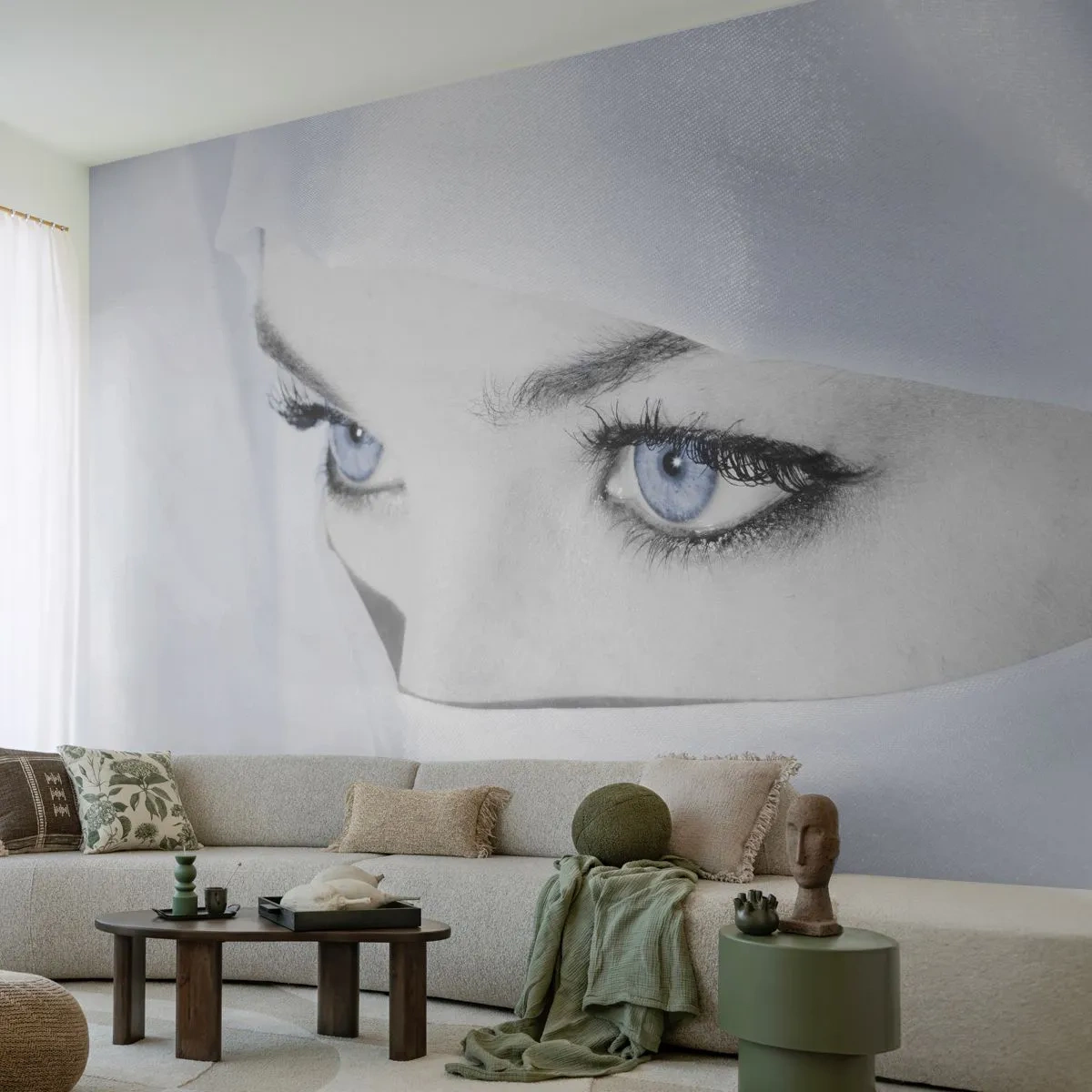Fototapeta Samolepicí Deluxe Sticker - Přímo z tisíce a jedné noci - Žena, Oči, Kultura - 250x175 cm