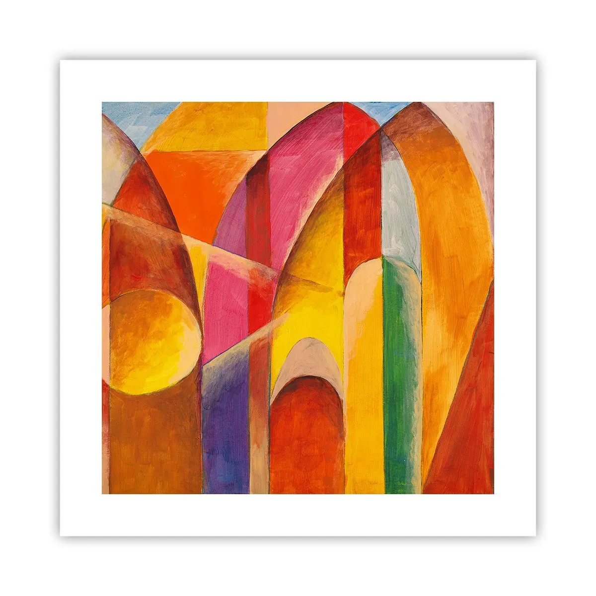 Plakát - Katedrála slunce - 40x40 cm