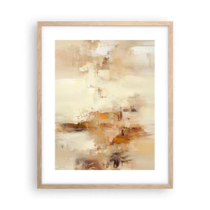 Plakát v rámu světlý dub - Duše jantaru - 40x50 cm