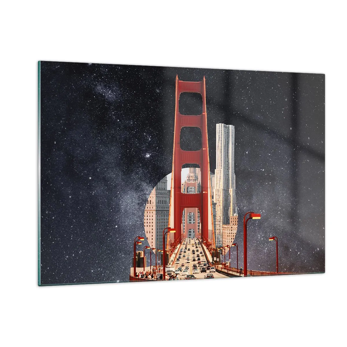 Obraz na skle - Vždy uprostřed - 120x80 cm