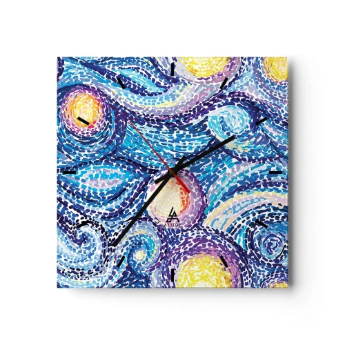 Nástěnné hodiny - Z obrazu van Gogha - 30x30 cm