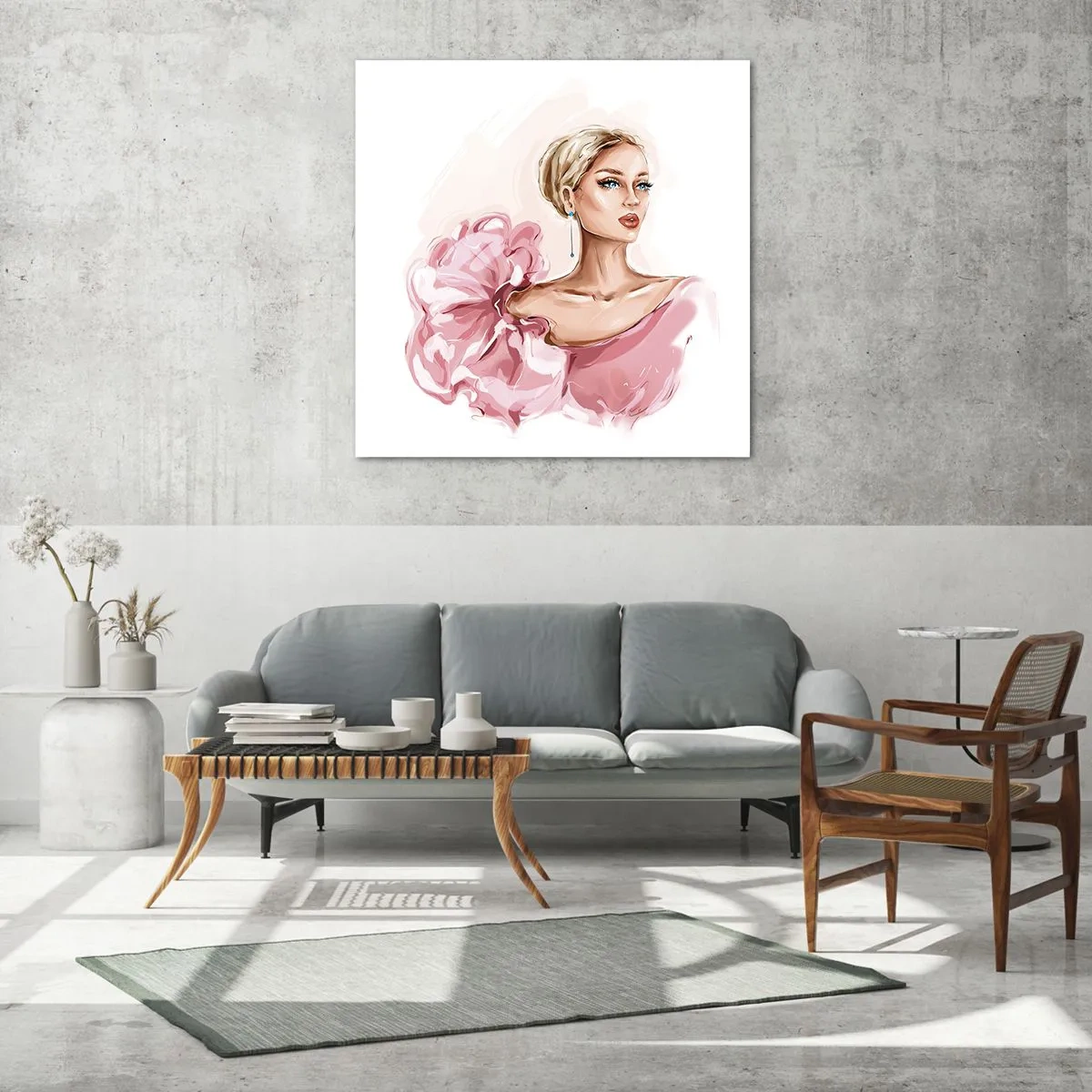 Obraz na skle - Jako malovaná… - 30x30 cm