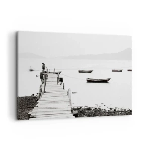 Obraz na plátně - U tiché a čisté vody - 100x70 cm