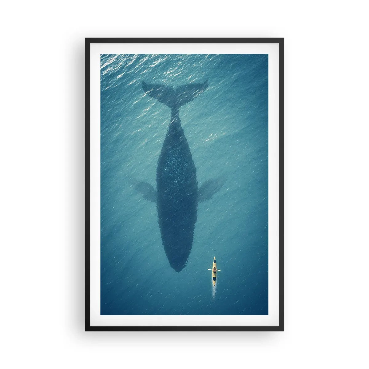 Plakát v černém rámu - Setkání na oceánu - 61x91 cm