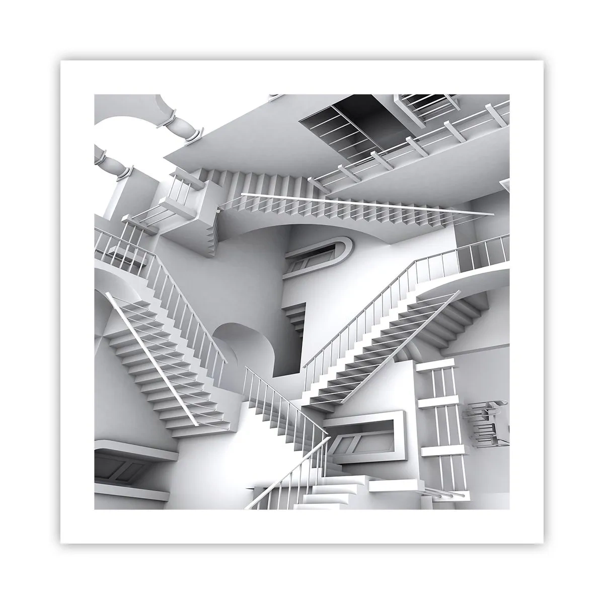 Plakát - Paradoxy prostoru - 50x50 cm