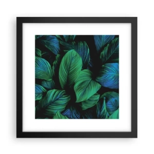 Plakát v černém rámu - V zeleném davu - 30x30 cm