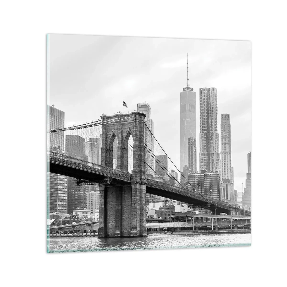 Obraz na skle - Newyorské zázraky - 50x50 cm