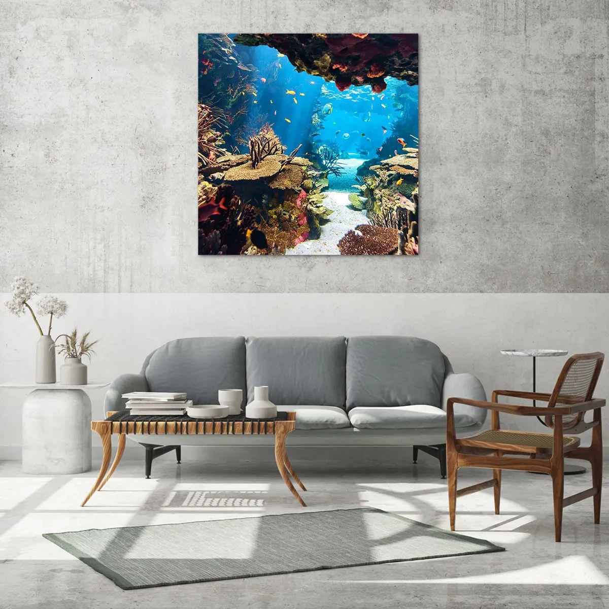 Obraz na skle - Ani ve snu tě to nenapadlo - 50x50 cm