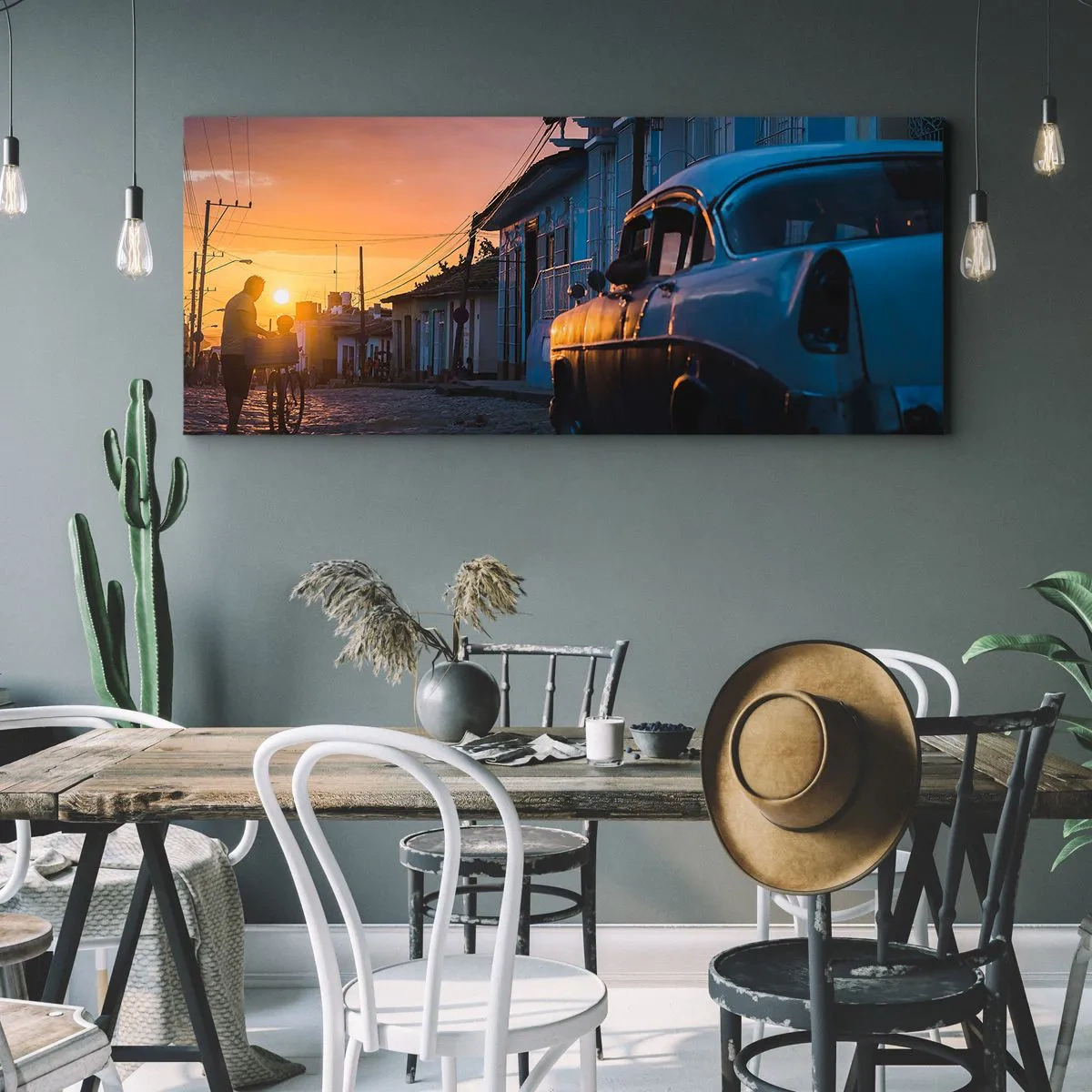 Obraz na plátně - Zde se zpomaluje čas - 90x30 cm