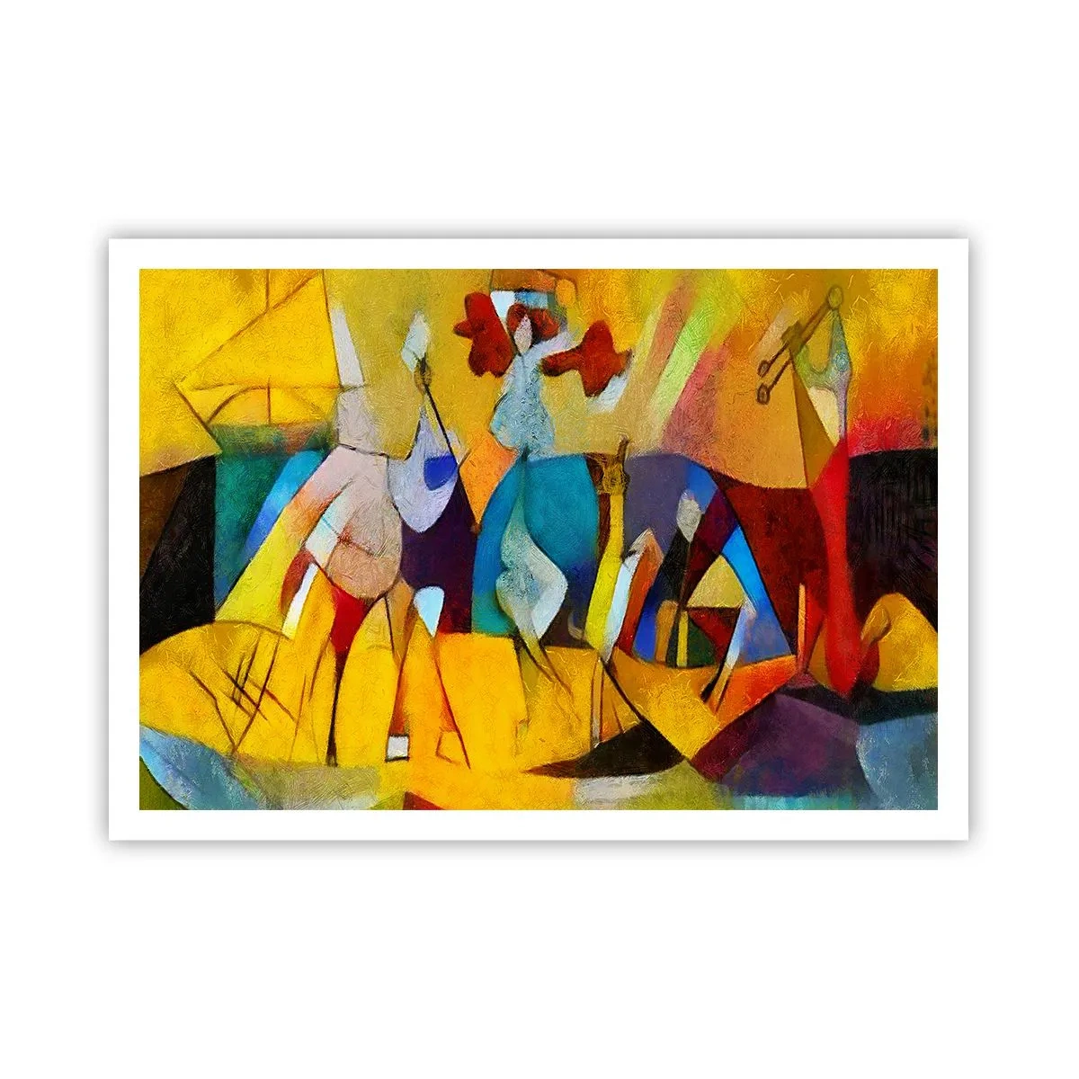 Plakát - Slunce - život - radost - 100x70 cm