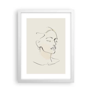 Plakát v bílém rámu - Výrazným tahem - 30x40 cm