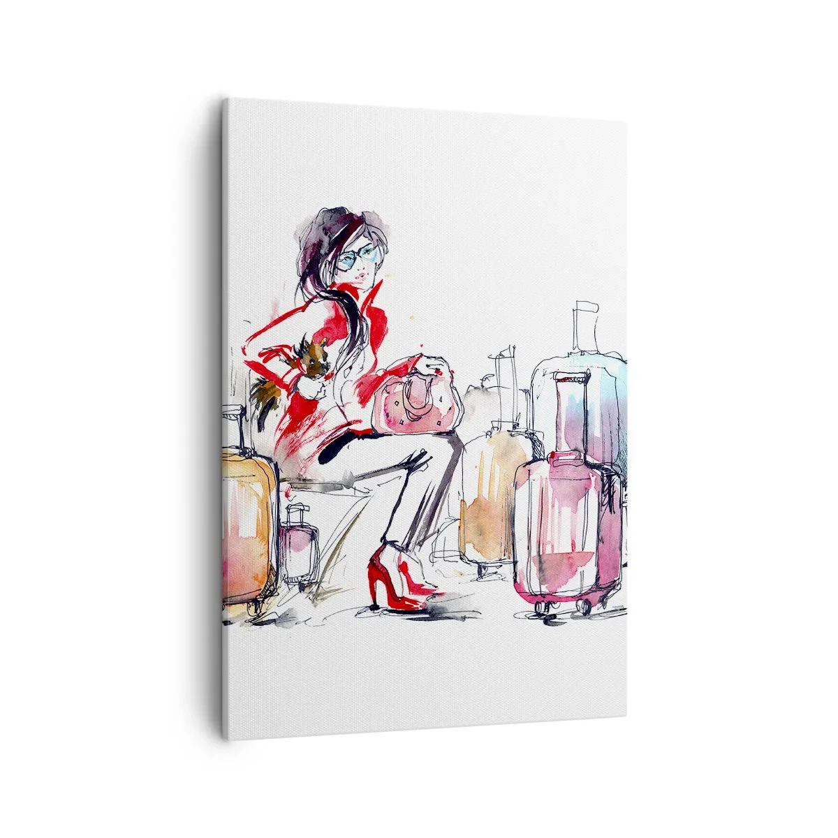 Obraz na plátně - Posaďme se před cestou - 50x70 cm