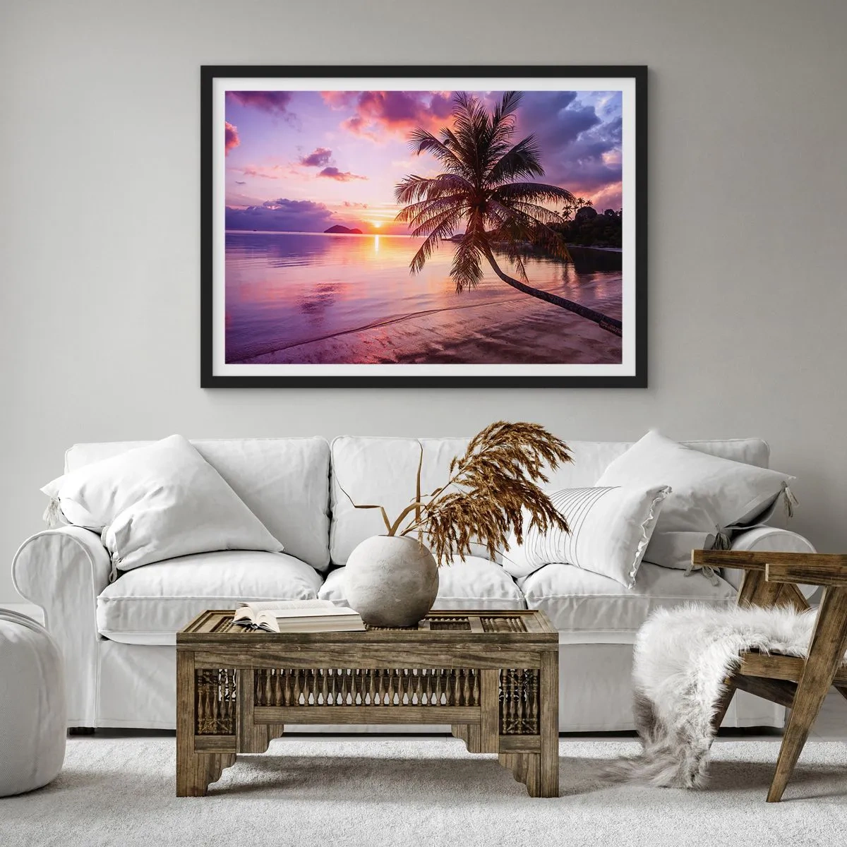 Plakát v černém rámu - Blahobyt až po okraj - 50x40 cm