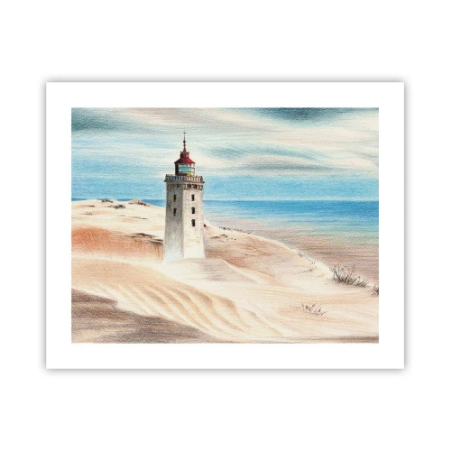 Plakát - Vždy hledí na moře - 50x40 cm