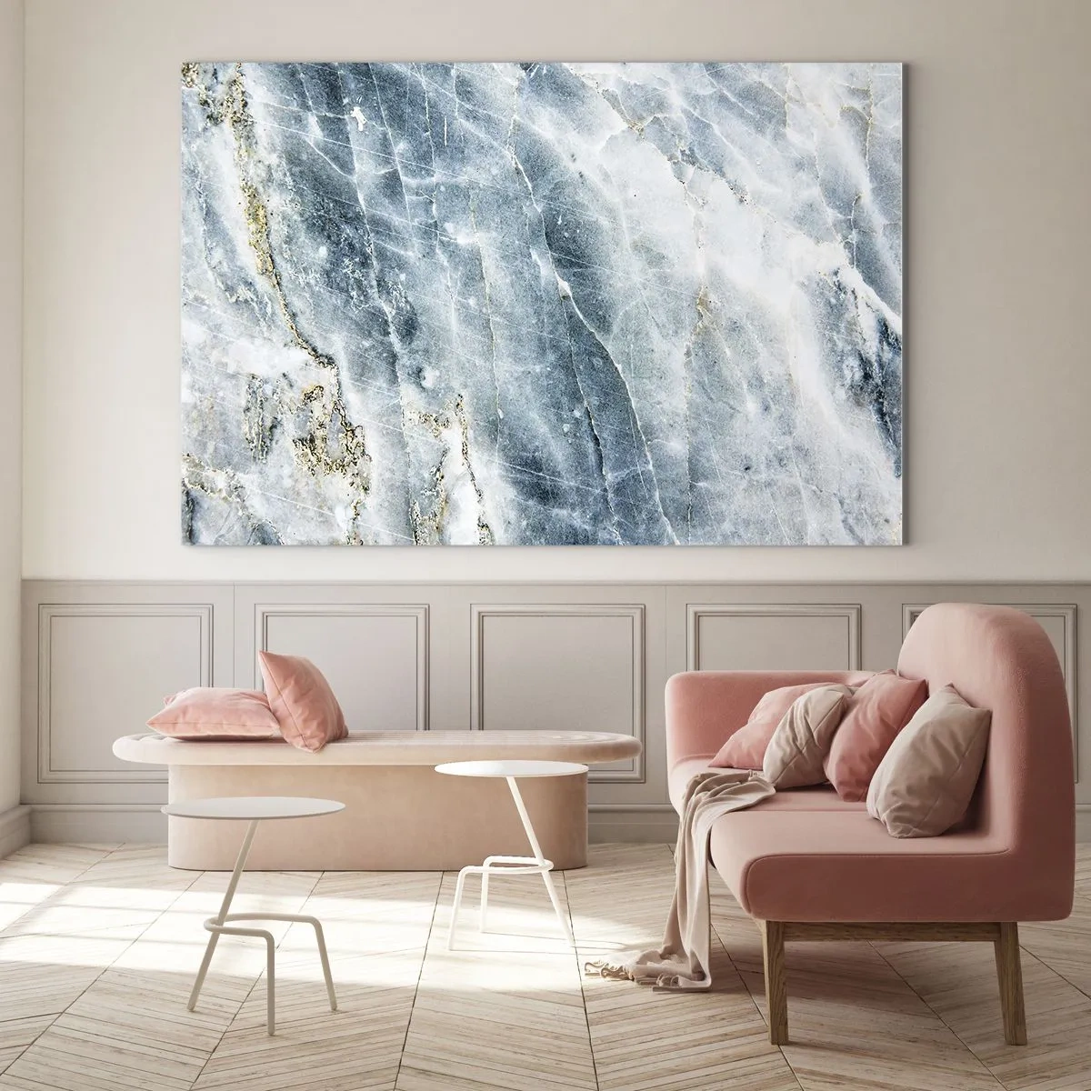 Obraz na skle - Ledový svět - 120x80 cm