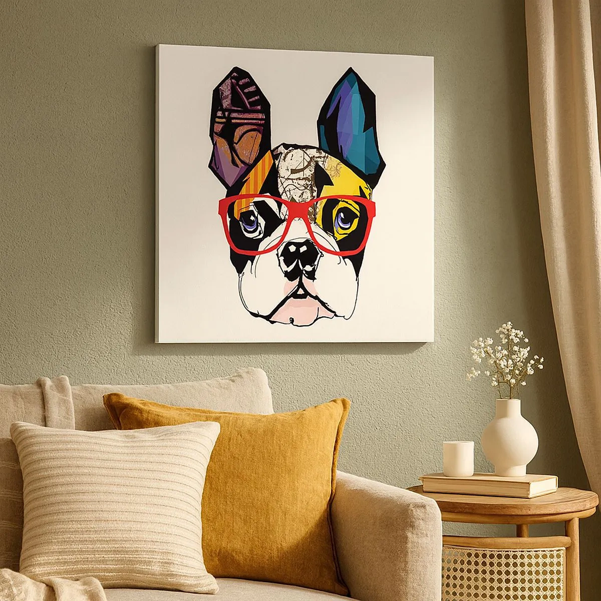 Obraz na plátně - Intelektuál - 30x30 cm