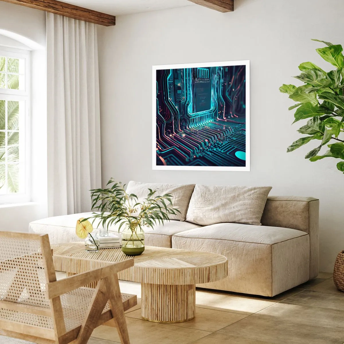 Plakát - Jen tak přemýšlím… - 50x50 cm