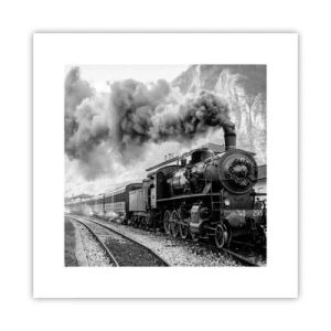 Plakát - Stojí na nádraží… - 30x30 cm