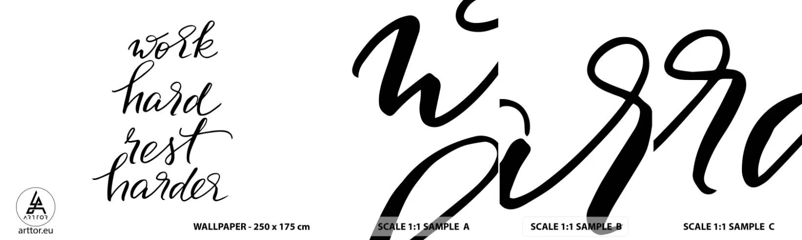 Vzor Fototapety Samolepicí Deluxe Sticker - Životní rovnováha - Typografie, Afirmace, Maxim - 100x30 cm