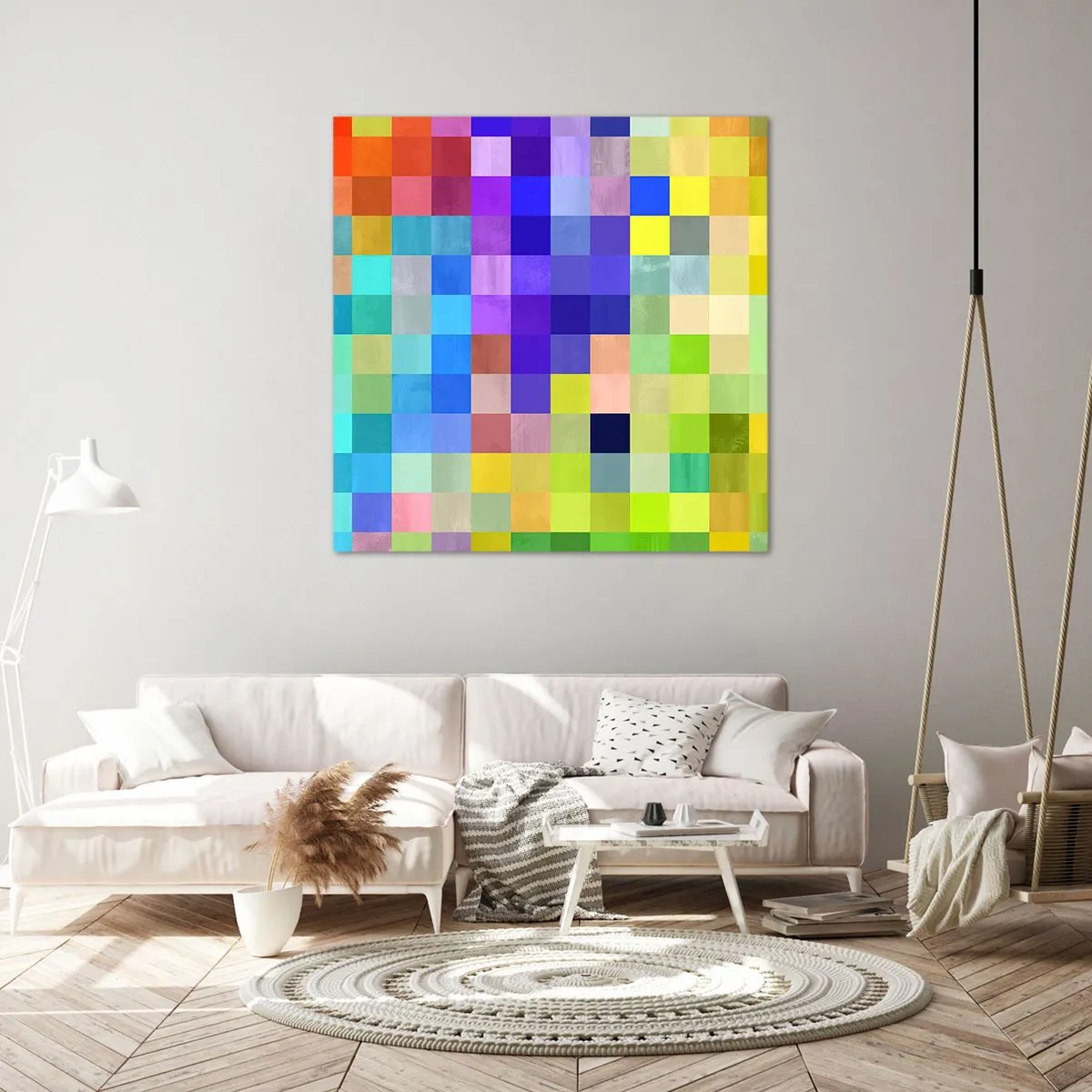 Obraz na plátně - Každý jiný, všechny rovné - 40x40 cm