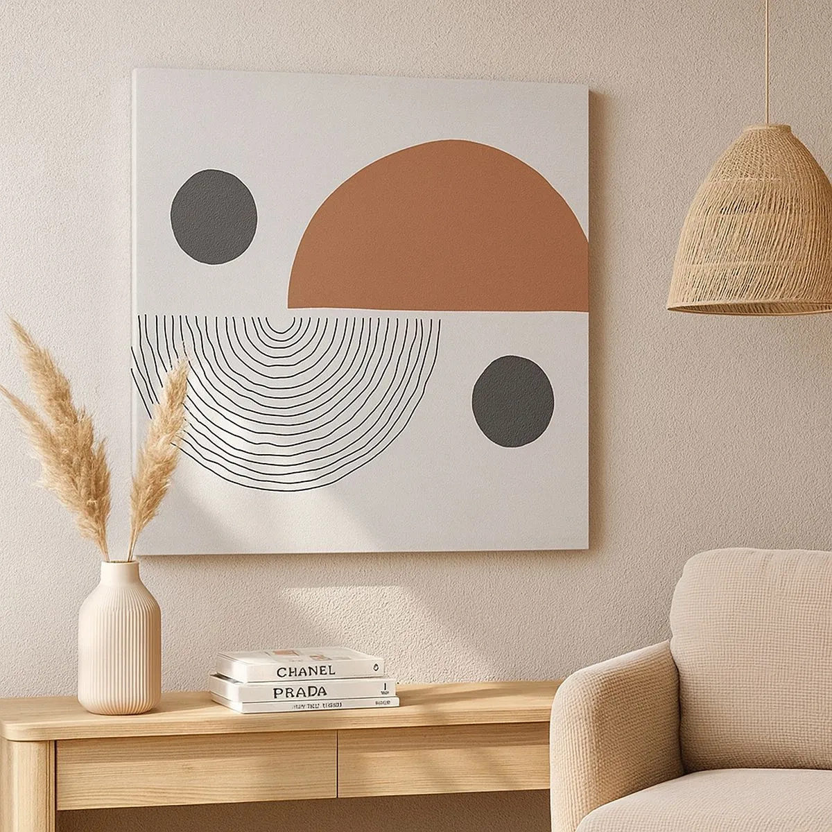 Obraz na plátně - Dokonalost kruhu - 30x30 cm