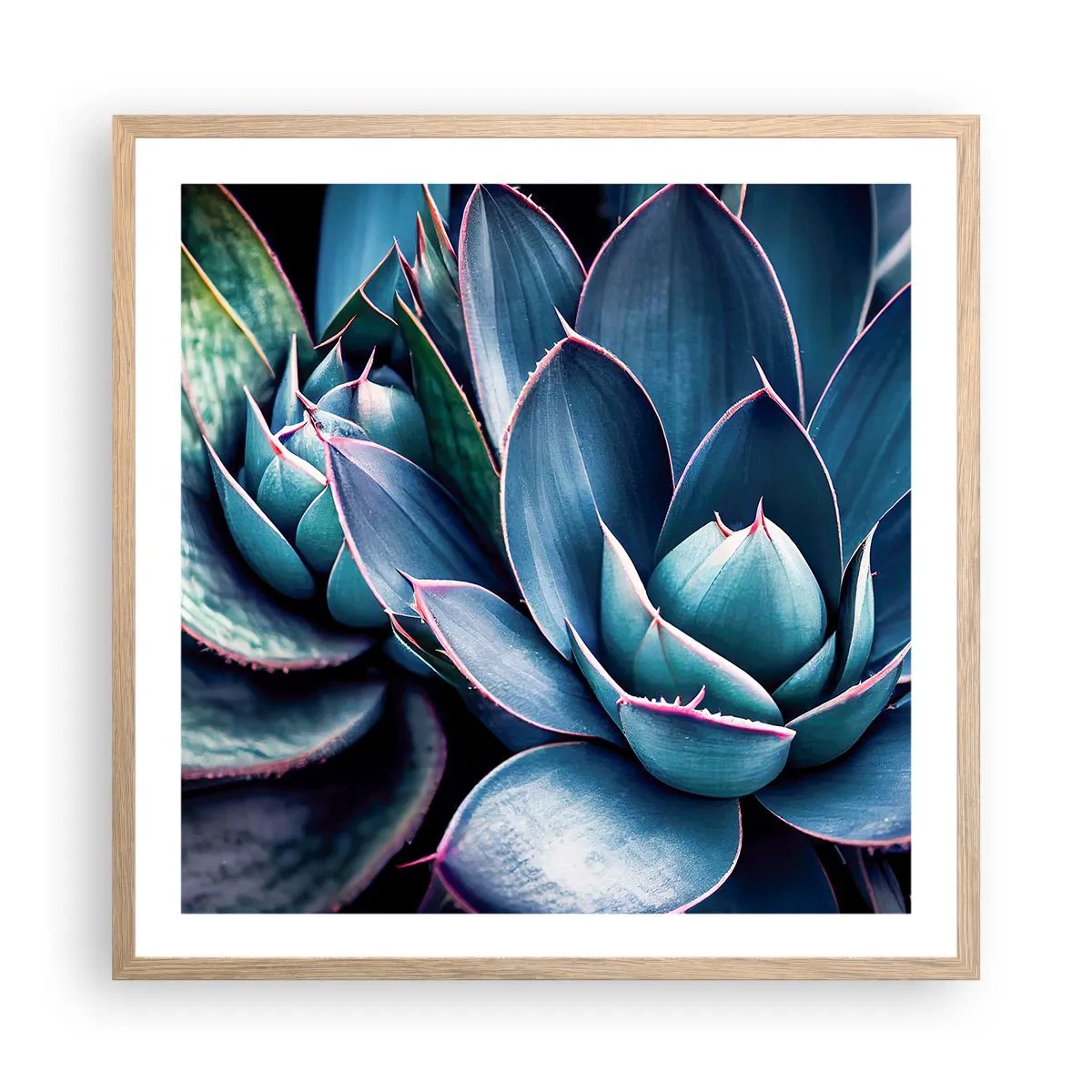 Plakát v rámu světlý dub - Vitální síla - 60x60 cm