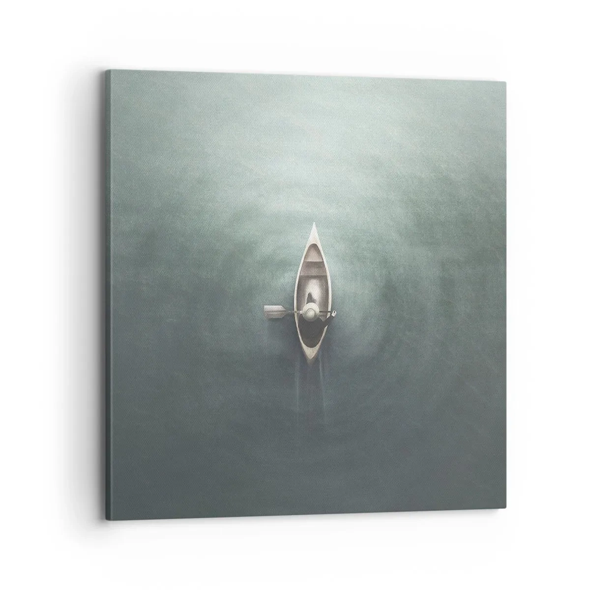 Obraz na plátně - Přes měsíční jezero - 70x70 cm