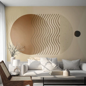 Fototapeta Standard Eco - O původu geometrických obrazců - Abstrakce, Kus, Minimalismus - 200x140 cm