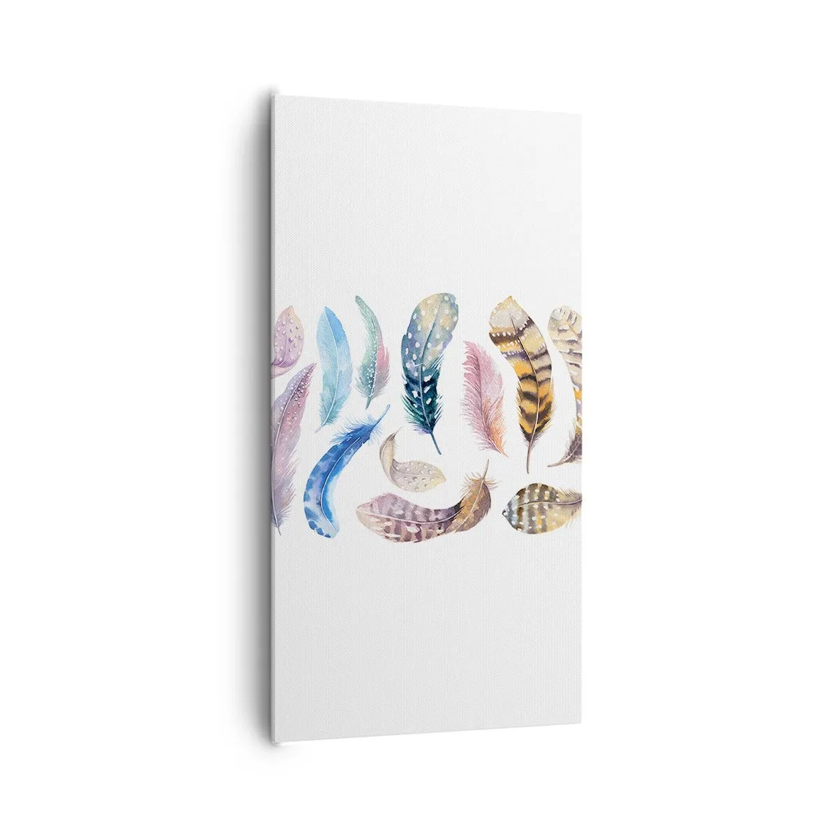 Obraz na plátně - Lehké, strakaté a vícebarevné - 65x120 cm