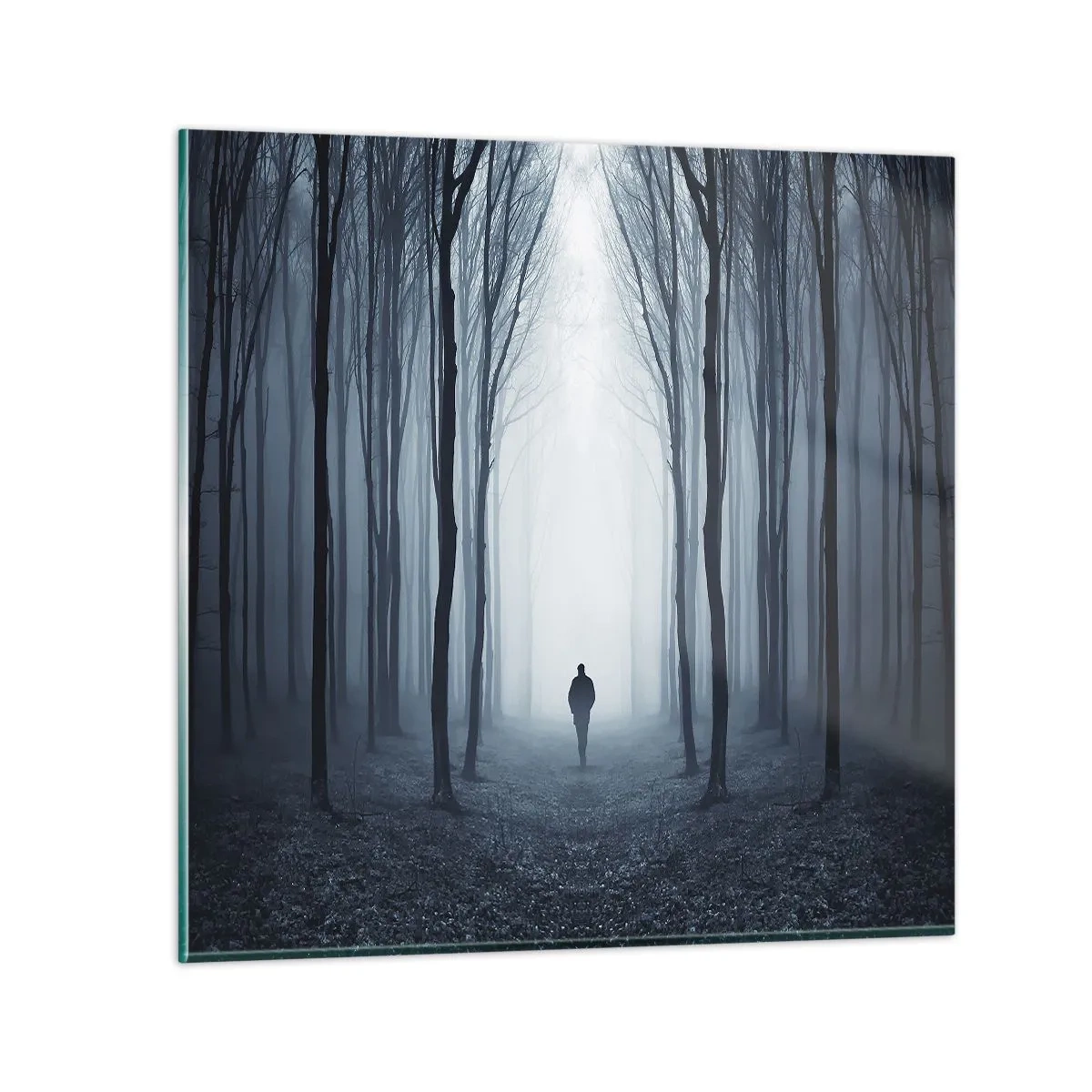 Obraz na skle - A všechno jednoduché a jasné - 30x30 cm