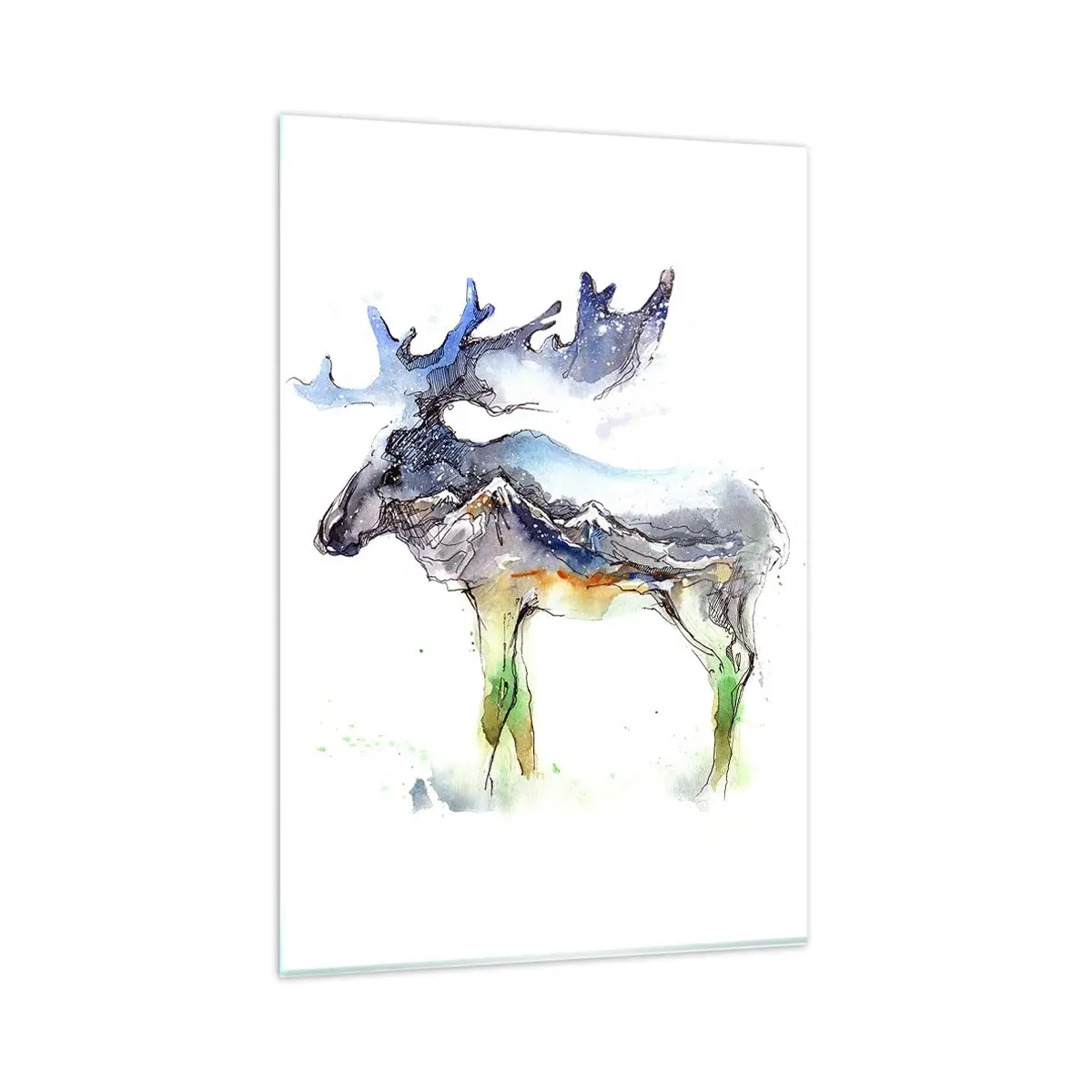 Obraz na skle - Hrdina zimního příběhu - 80x120 cm