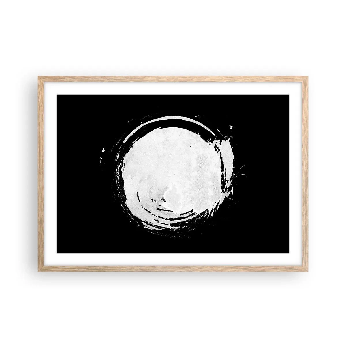 Plakát v rámu světlý dub - Správné řešení - 70x50 cm