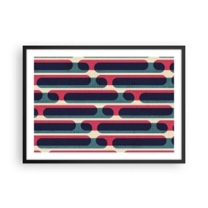 Plakát v černém rámu - Dovnitř a dopředu - 70x50 cm