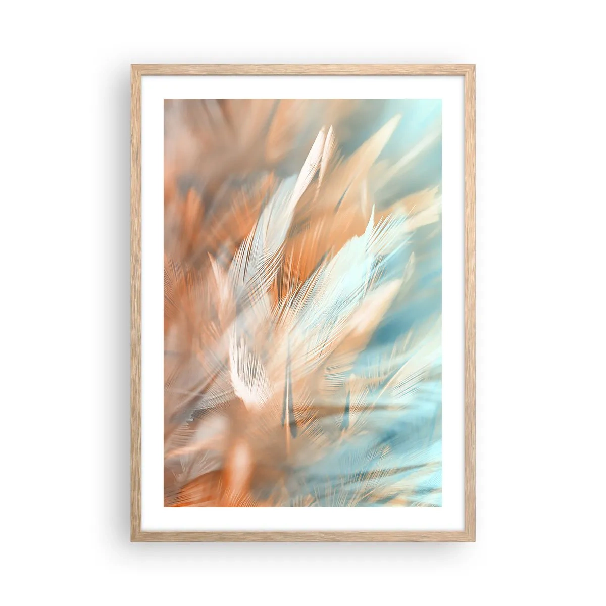 Plakát v rámu světlý dub - V krajině něhy - 50x70 cm