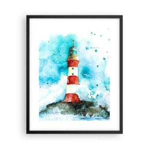 Plakát v černém rámu - Jednota živlů - 40x50 cm