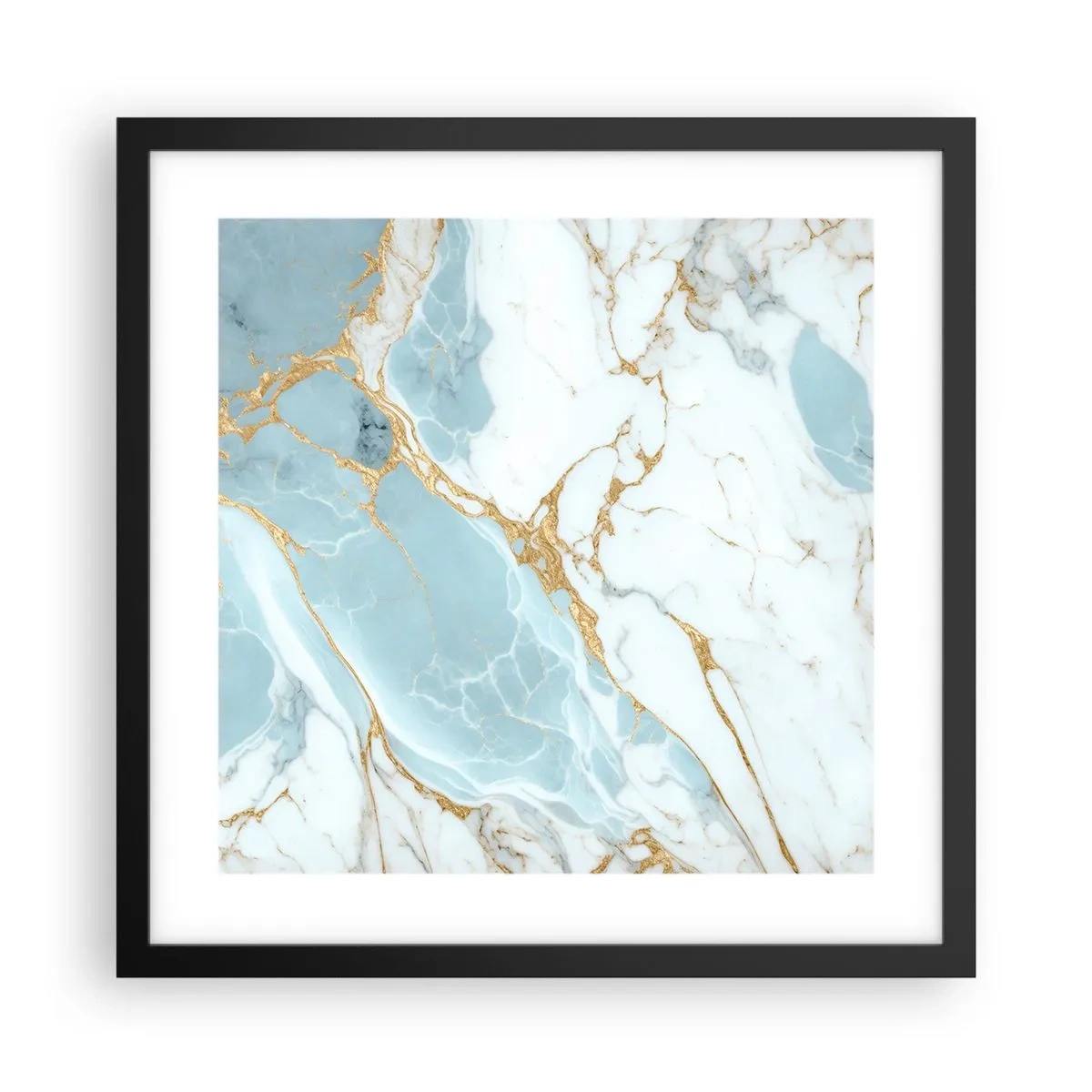 Plakát v černém rámu - Bohatství kamene - 40x40 cm