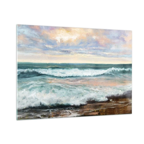 Obraz na skle - Tady uhladíš duši - 100x70 cm