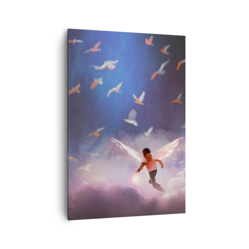Obraz na plátně - Je třeba mít odvahu a představivost - 70x100 cm
