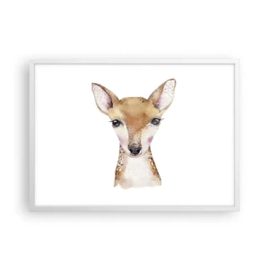 Plakát v bílém rámu - Povaha nevinnosti - 70x50 cm