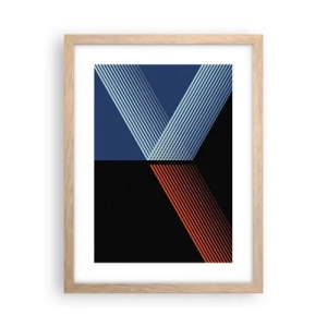 Plakát v rámu světlý dub - Jednoduchý příběh - 30x40 cm