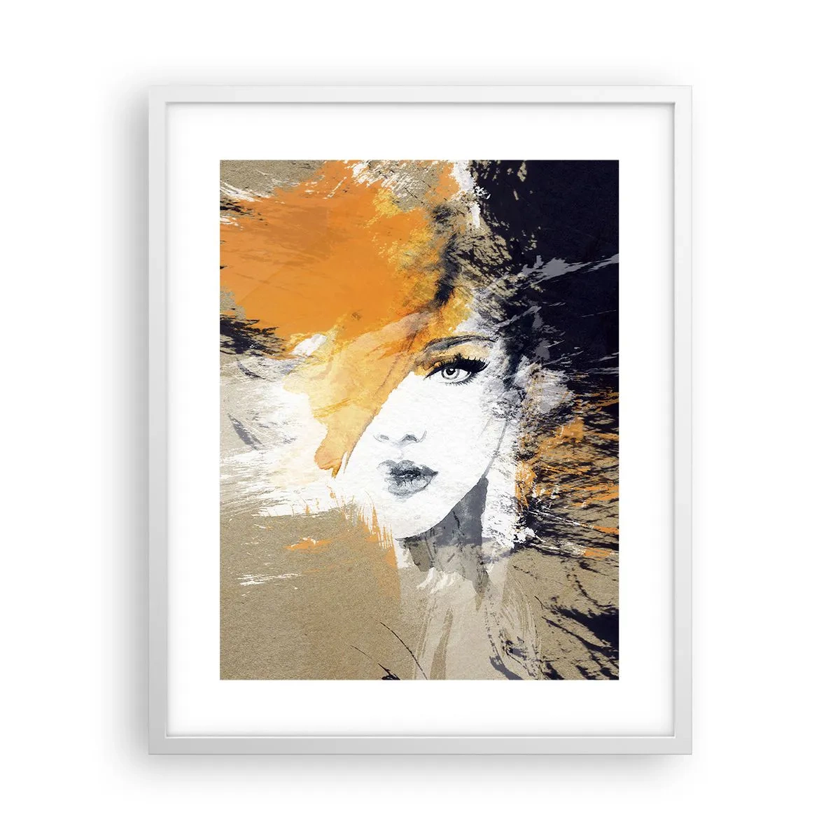 Plakát v bílém rámu - A je světlo - 40x50 cm