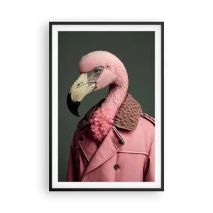 Plakát v černém rámu - Skutečný elegán - 61x91 cm