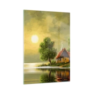 Obraz na skle - Krásně, jako z obrázku - 50x70 cm